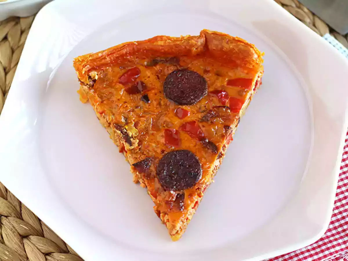 Quiche de pimentos e chouriço - foto 4