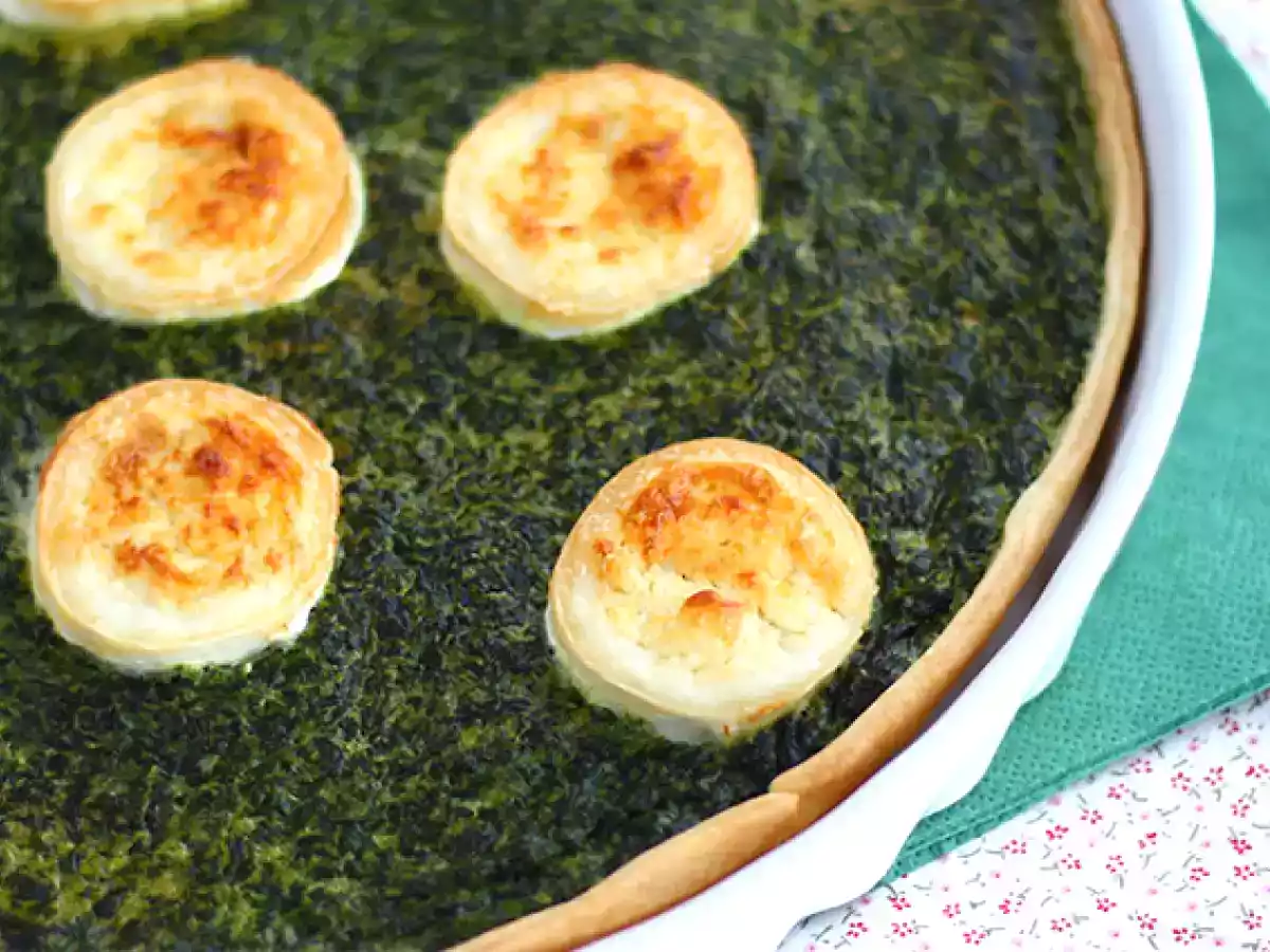 Quiche de queijo de cabra e espinafre - foto 3