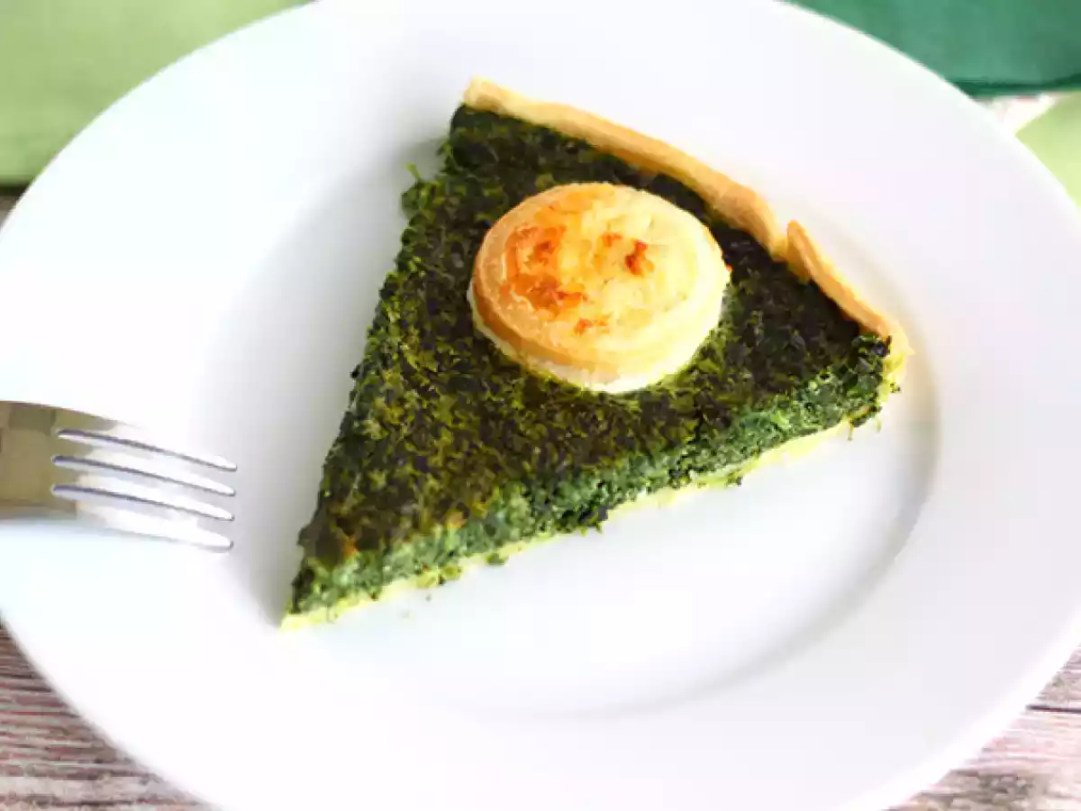 Quiche de queijo de cabra e espinafre - foto 4