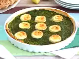 Quiche de queijo de cabra e espinafre, foto 1