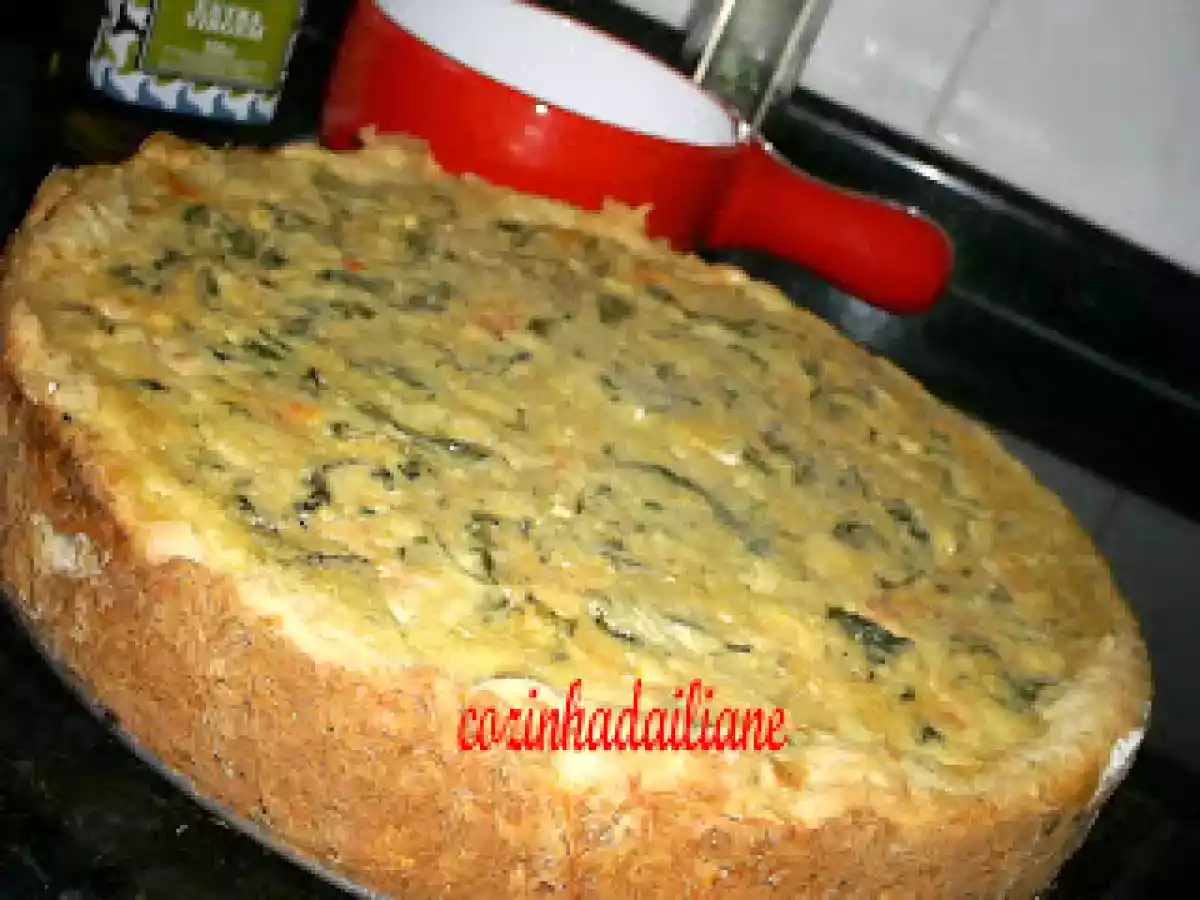 Quiche de rúcula