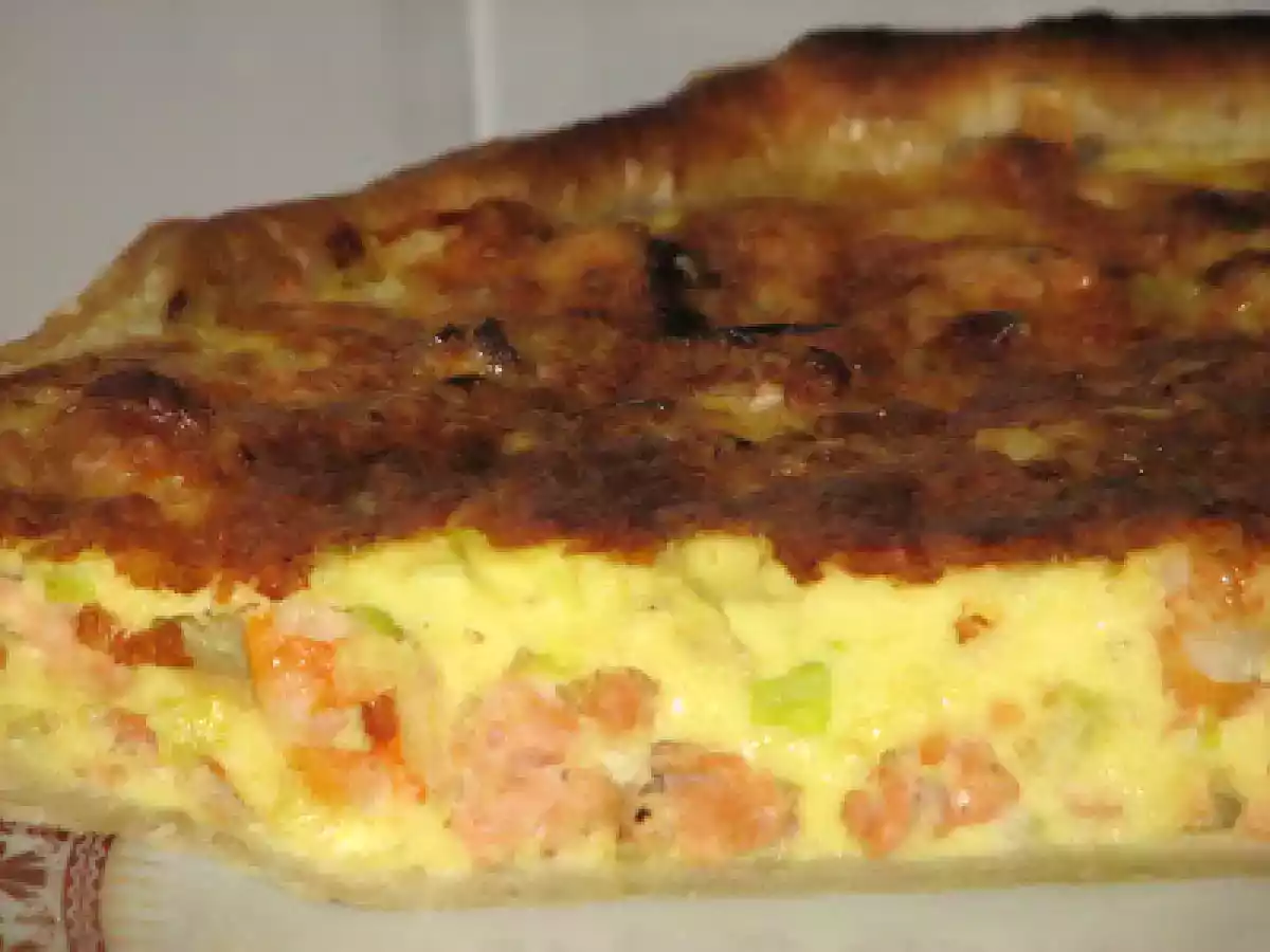 Quiche de salmão e camarão - foto 2