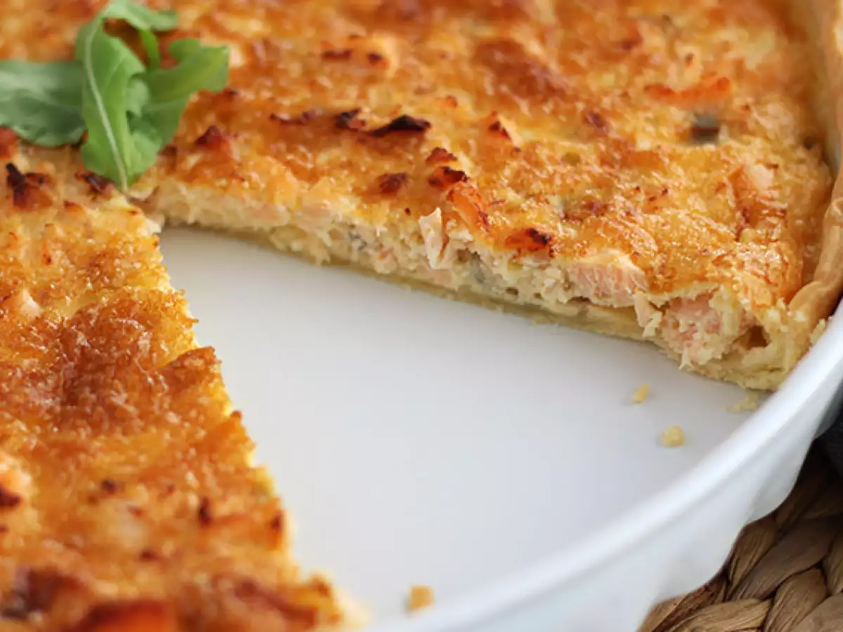 Quiche de salmão fácil e rápida - foto 3
