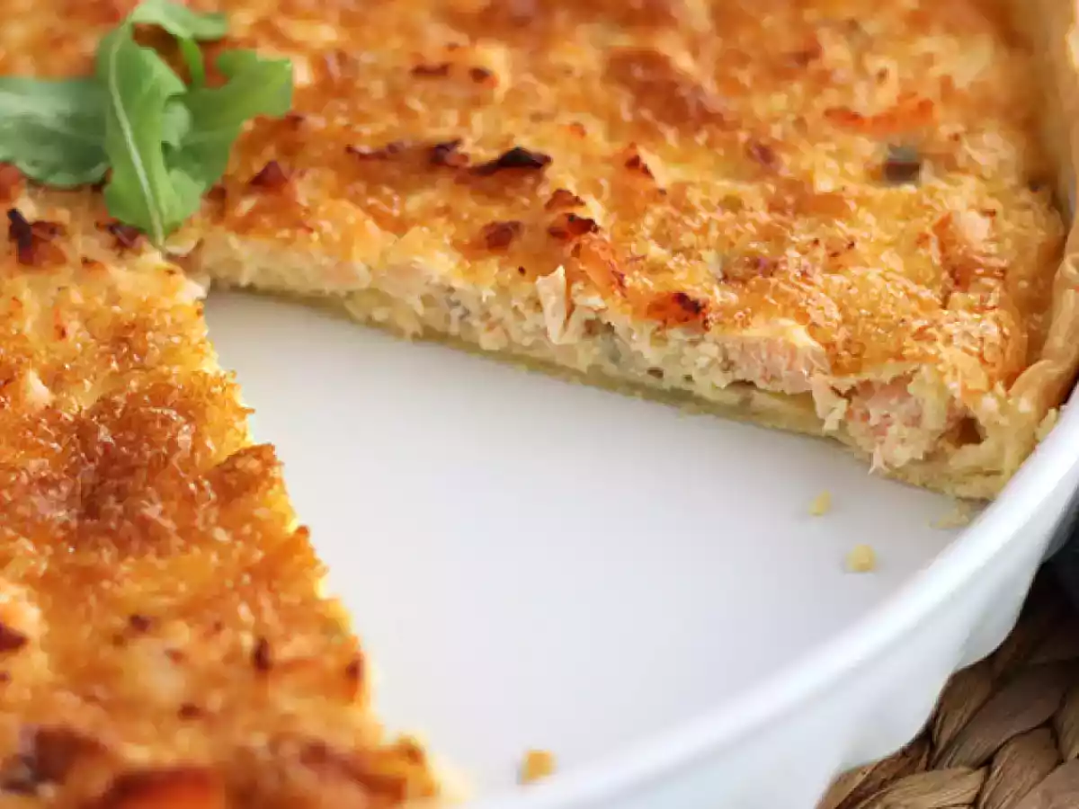 Quiche de Salmão fácil e rápido - foto 3