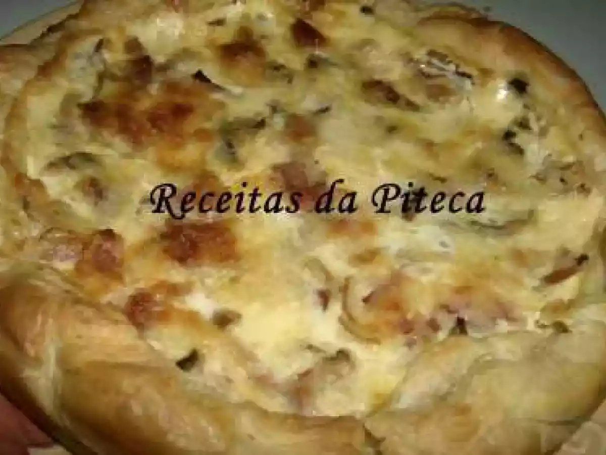 Quiche improvisado de carne
