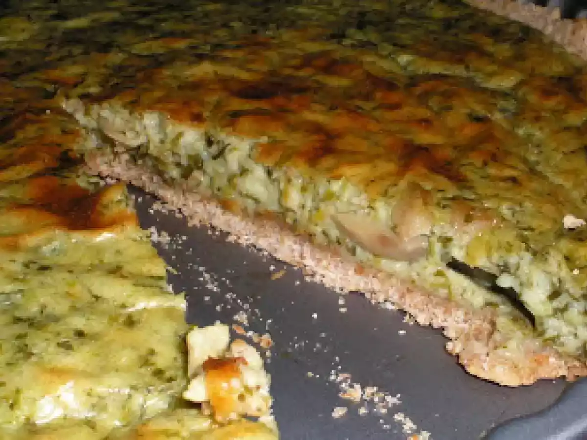 Quiche light de Queijo Cottage e Cogumelos - foto 3