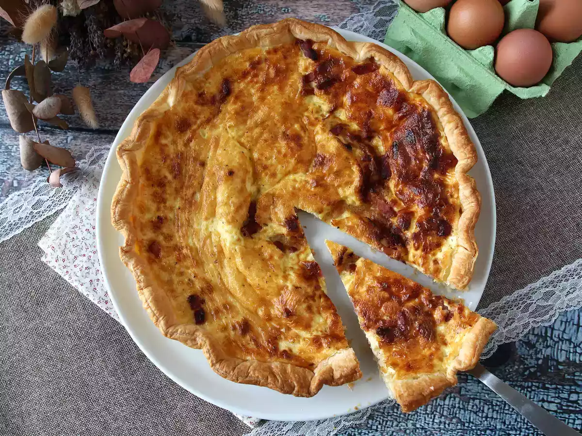 Quiche lorraine, a verdadeira receita do clássico Francês ! - foto 6