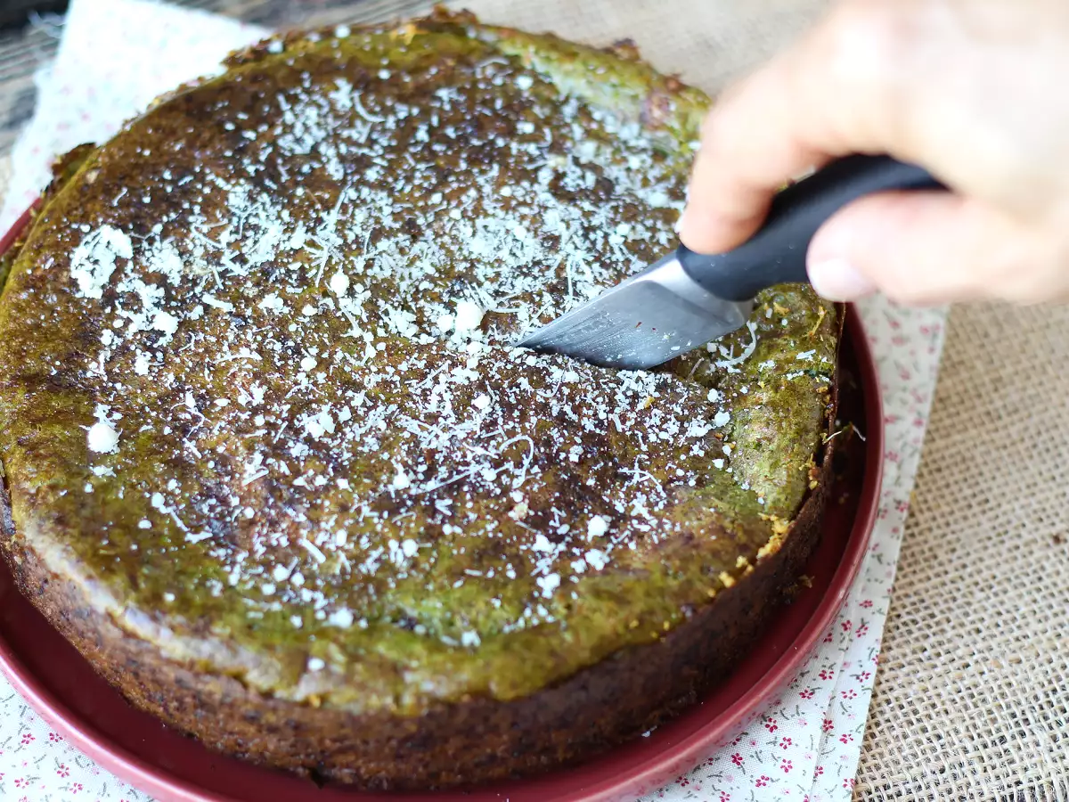 Quiche sem massa com espinafre e queijo - foto 4
