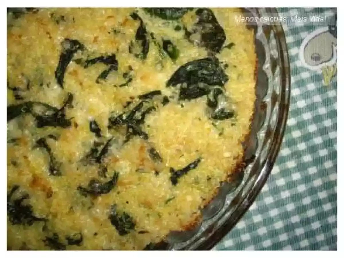 Quinoa Assada com Espinafre e Queijo