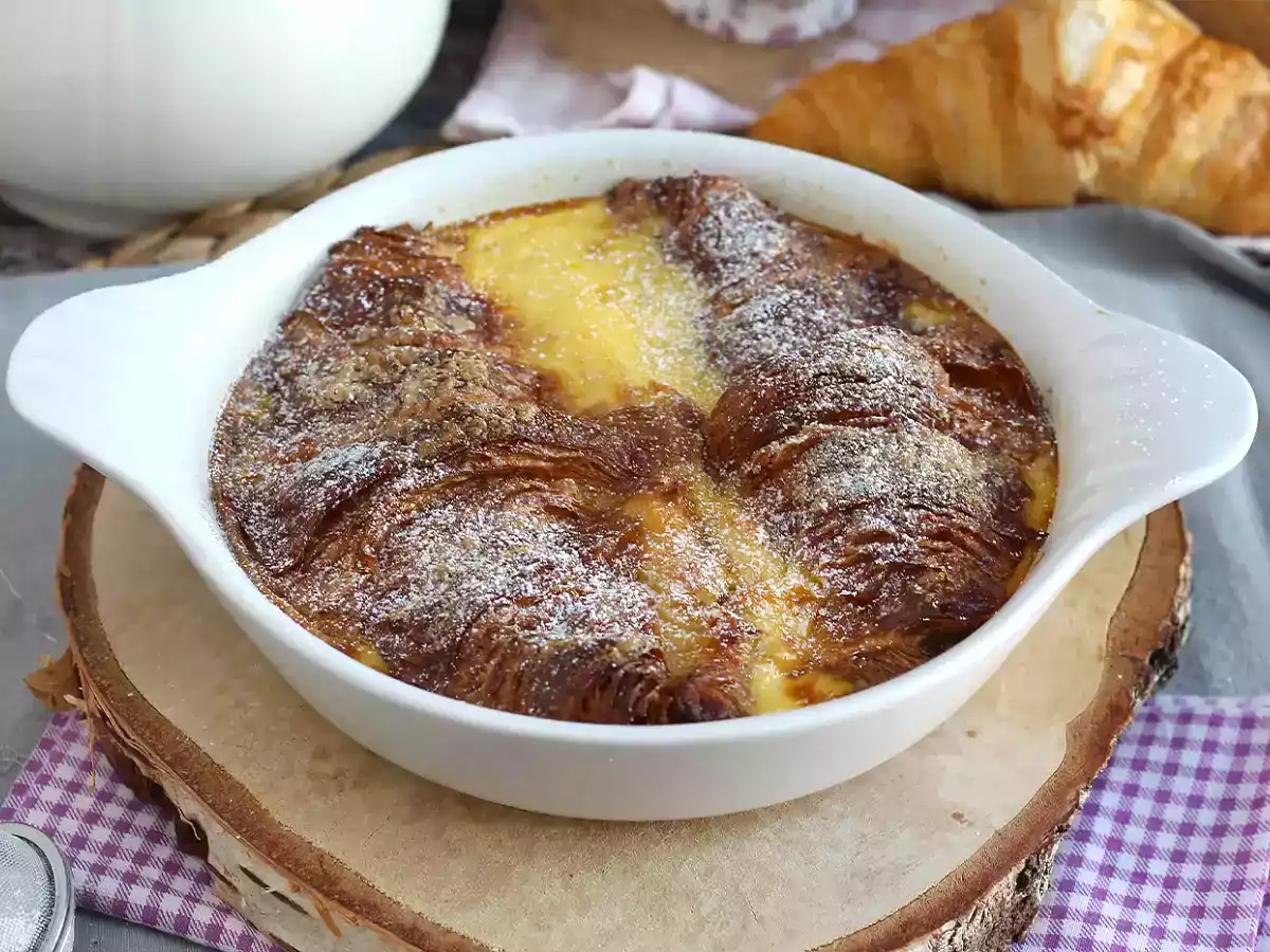 Rabanada de forno na travessa