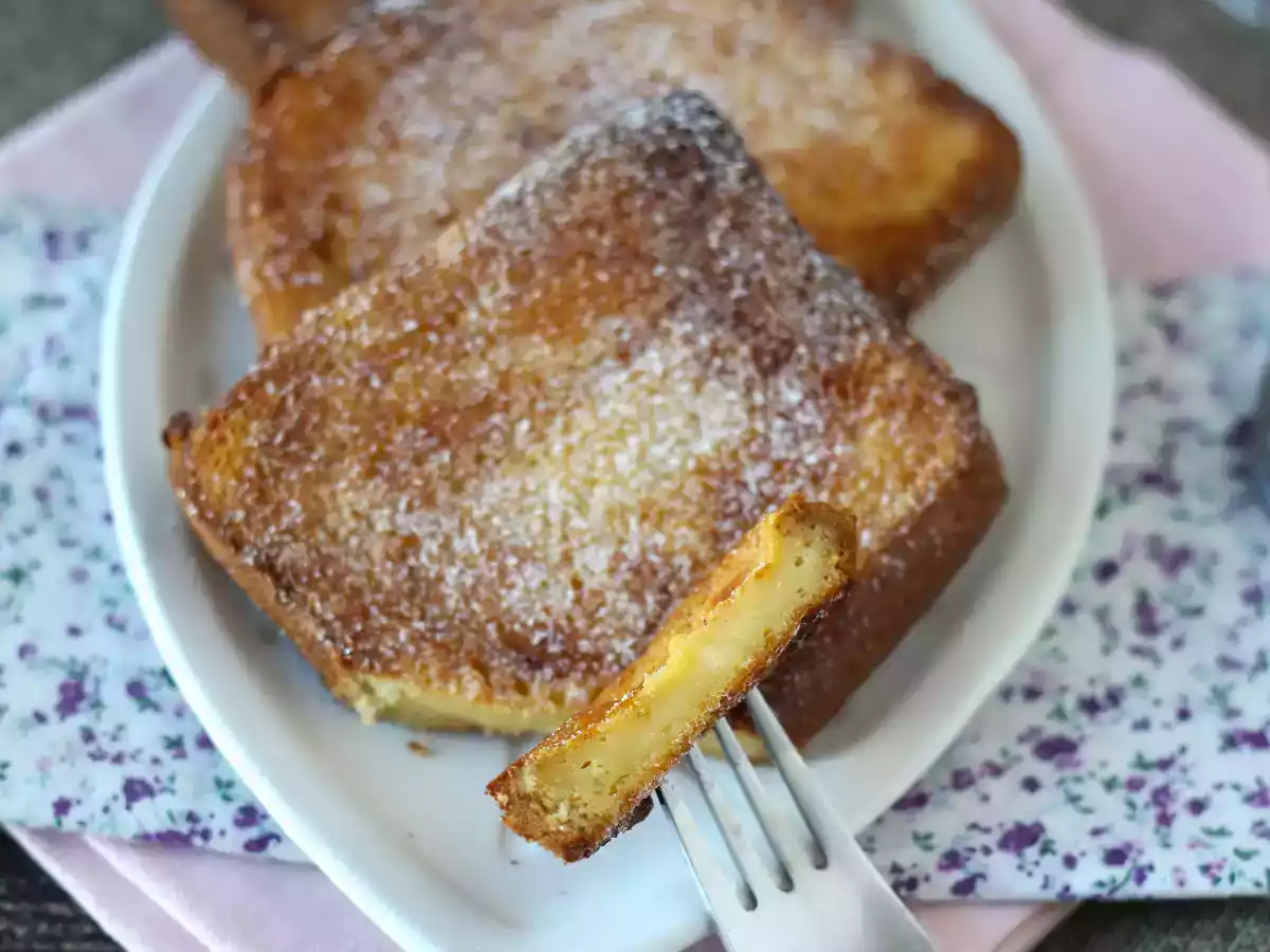 Rabanada (estilo torrija) de brioche na Airfryer: crocante e fácil a preparar - foto 3