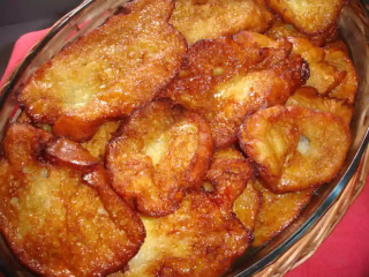 Rabanadas com Molho de Mel