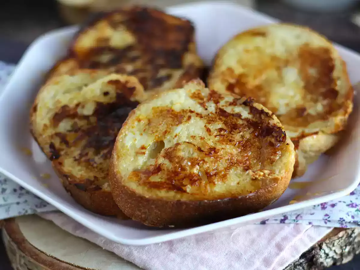 Rabanadas de Pão - Pão perdido - Fatias douradas - foto 4