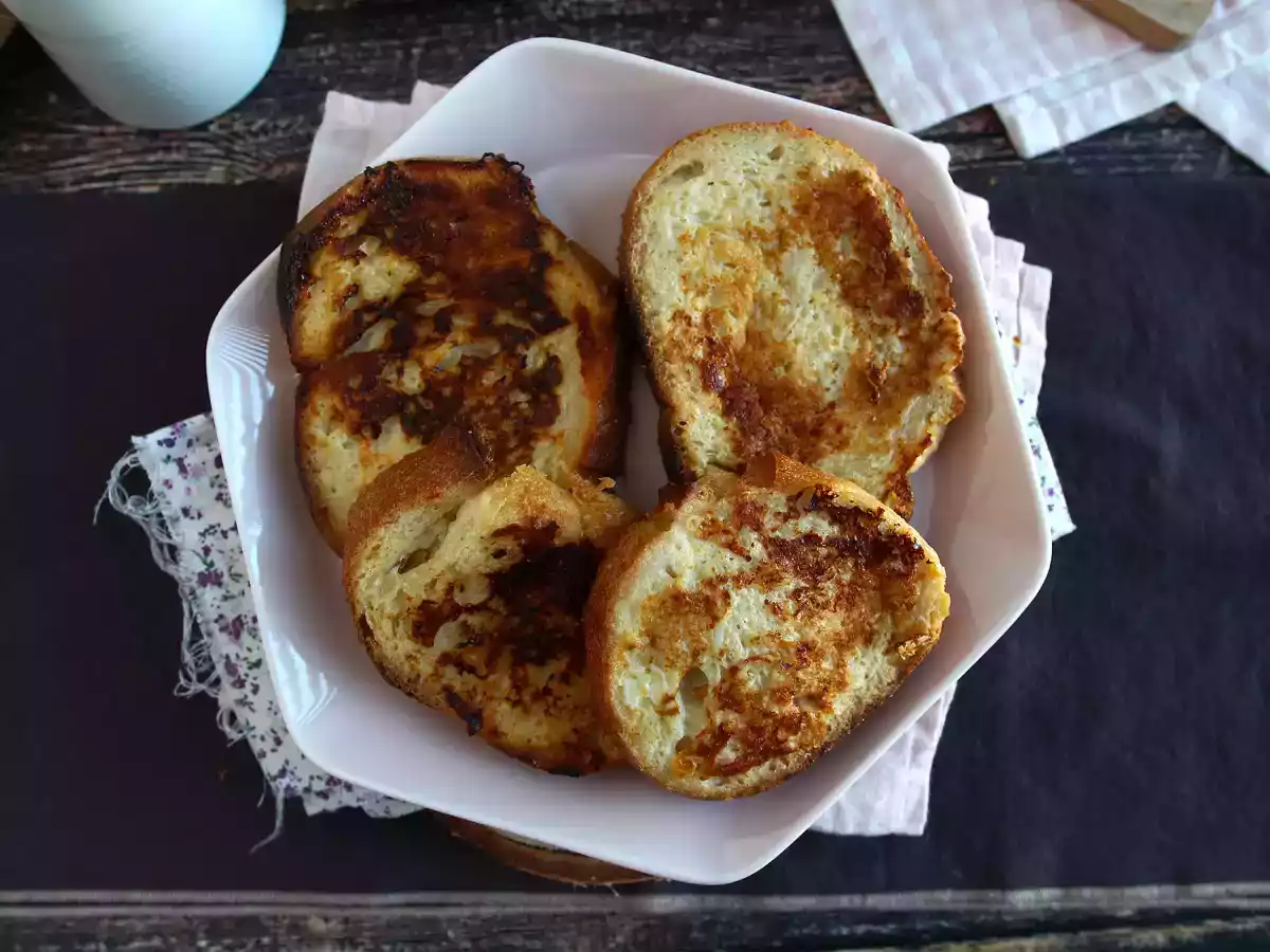 Rabanadas de Pão - Pão perdido - Fatias douradas - foto 5