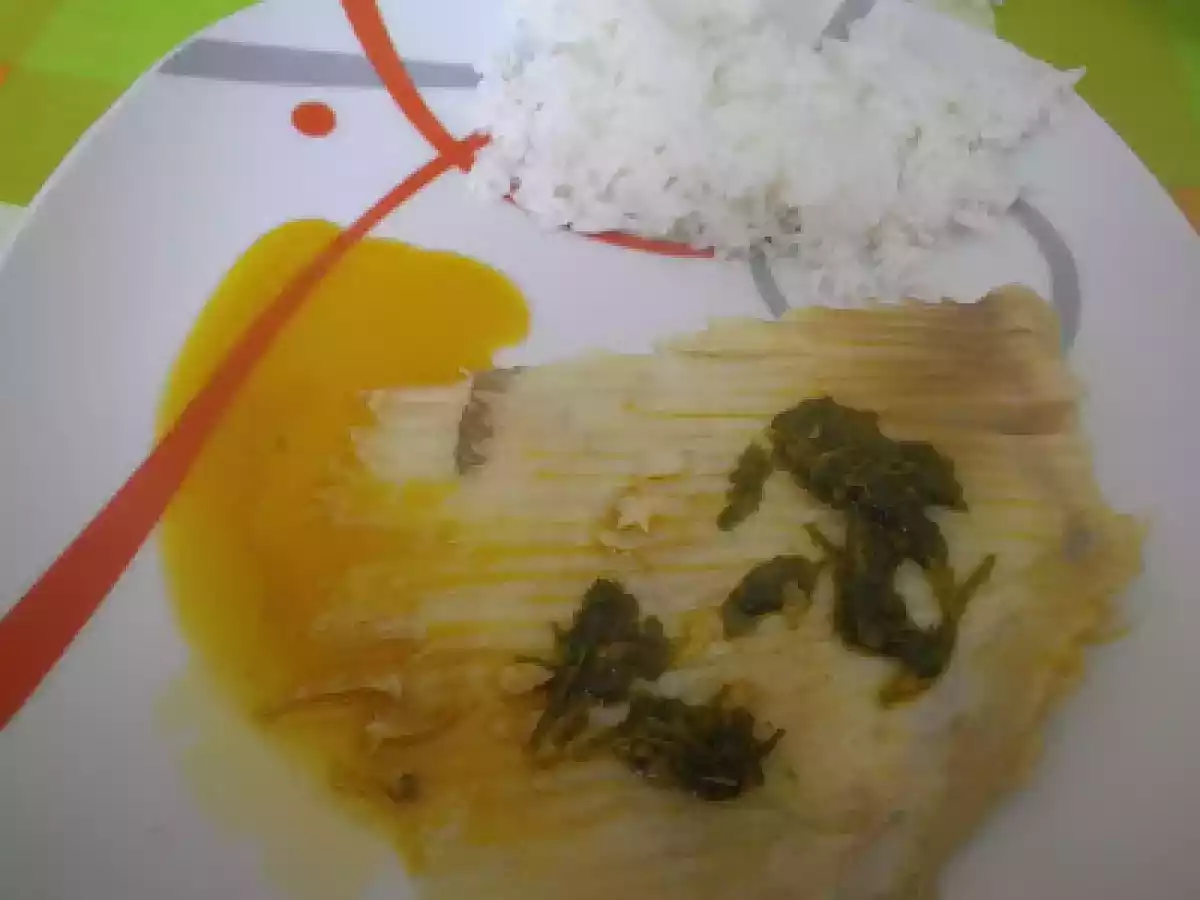 Raia com molho de pitau