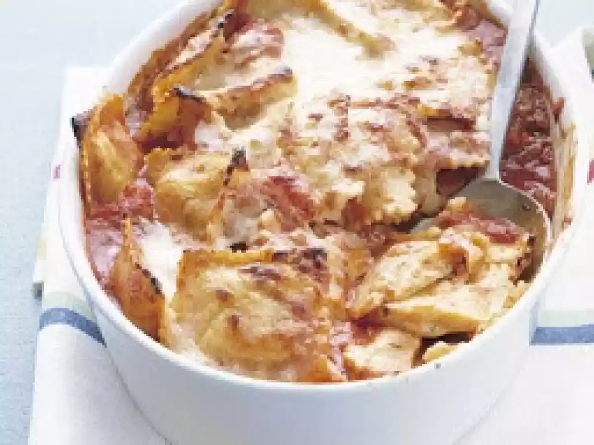 Ravioli ao molho Suggo