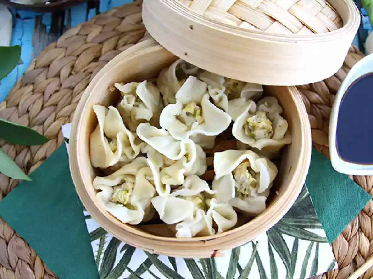 Ravioli de frango ao vapor (Bouchons da Ilha da Reunião) - foto 2