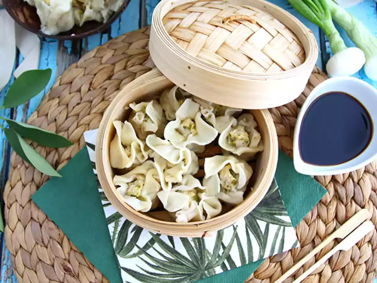Ravioli de frango ao vapor (Bouchons da Ilha da Reunião) - foto 4