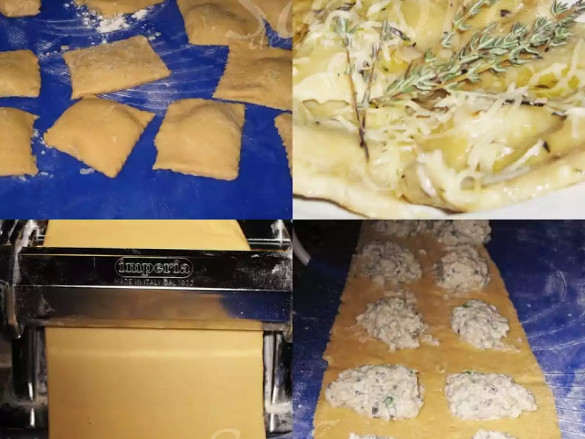 Ravioli de Ricotta Cogumelos Azeitonas e tomilho - foto 4