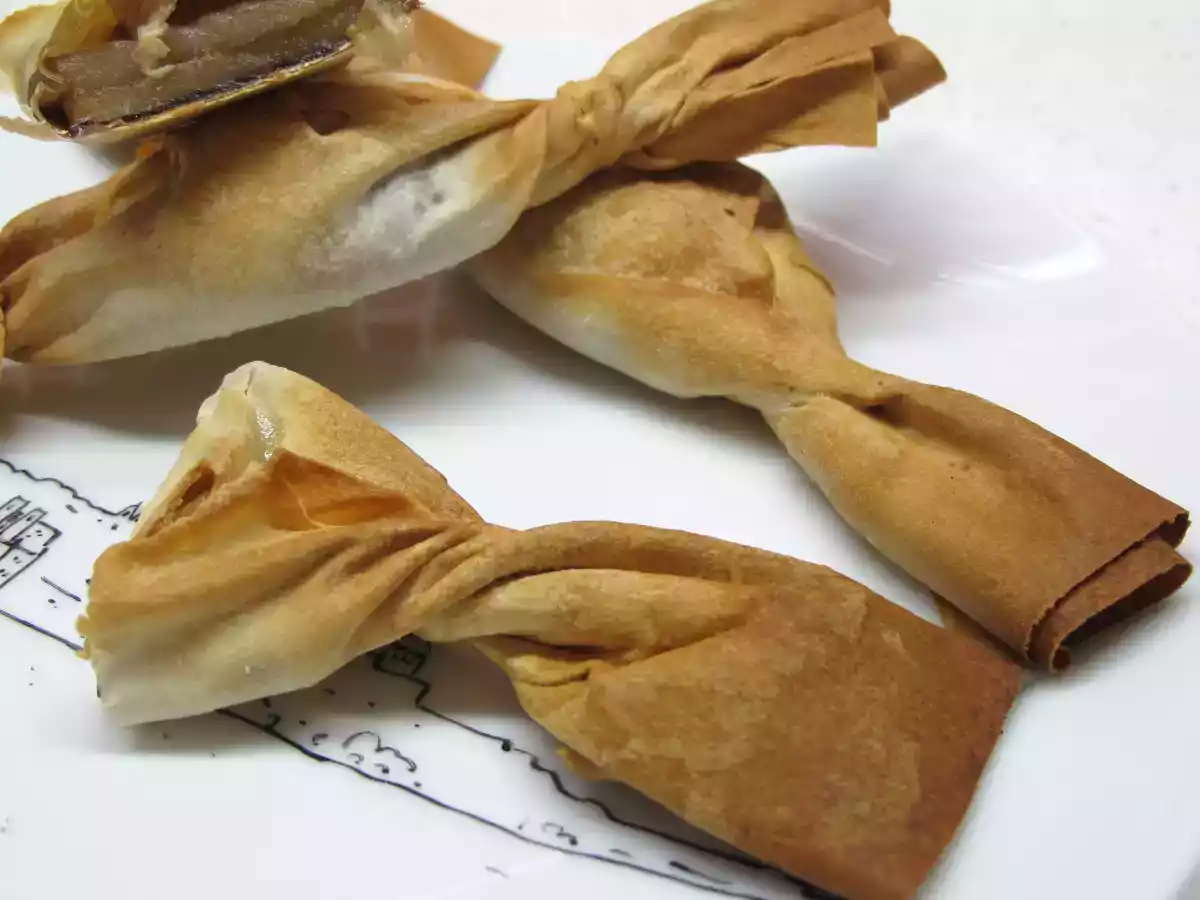 Rebuçados de pêra e chocolate