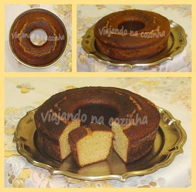 Bolo de banana de liquidificador