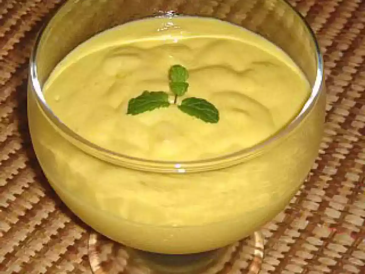 RECEITA: CREME DE MANGA COM HORTELÃ