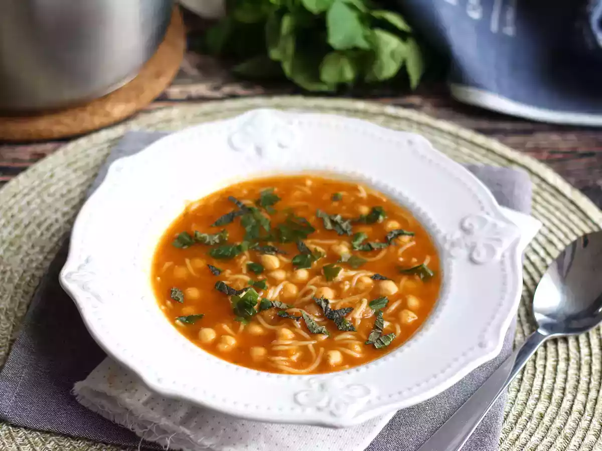 Receita de Chorba vegetariana, uma sopa perfumada e saborosa!