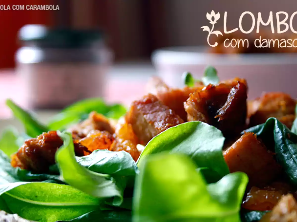 Receita de lombo de porco com damasco