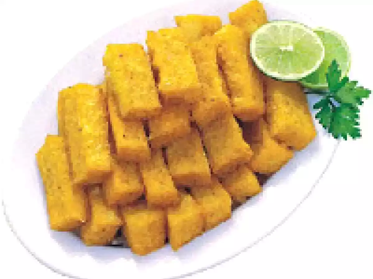 Receita de Polenta frita Crocante