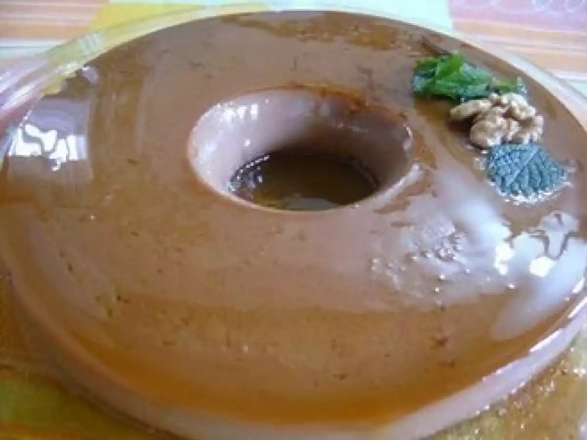 Receita de Pudim de Natal com Nozes