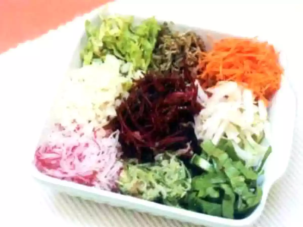 Receita de Salada Colorida de legumes