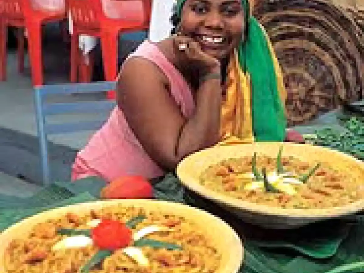 Receita do caruru e do vatapá, cocina da Dadá