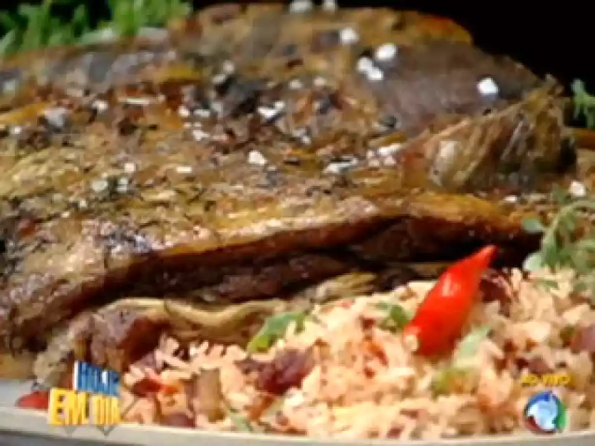 Receita do Edu Guedes arroz de carreteiro e Costela