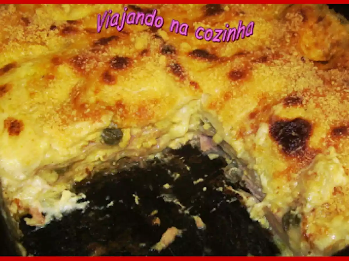 Receita: Lasanha de frango com alcaparras da Cris
