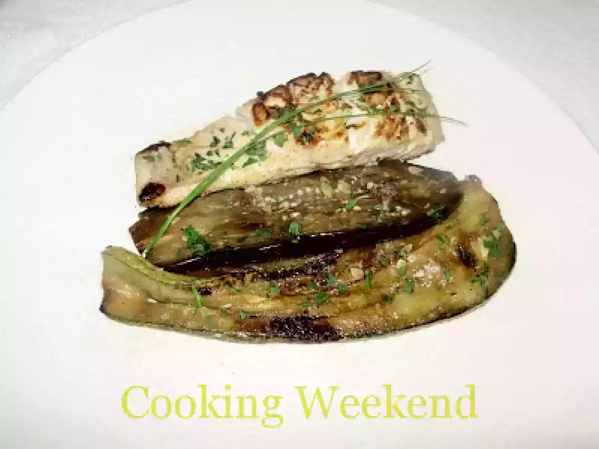 Receitas - Anchova Grelhada em Cama de Legumes