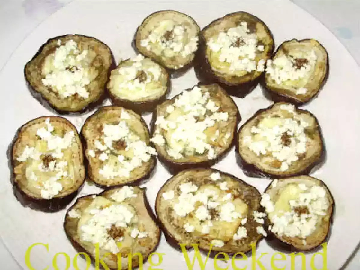 Receitas - Berinjela no Alho