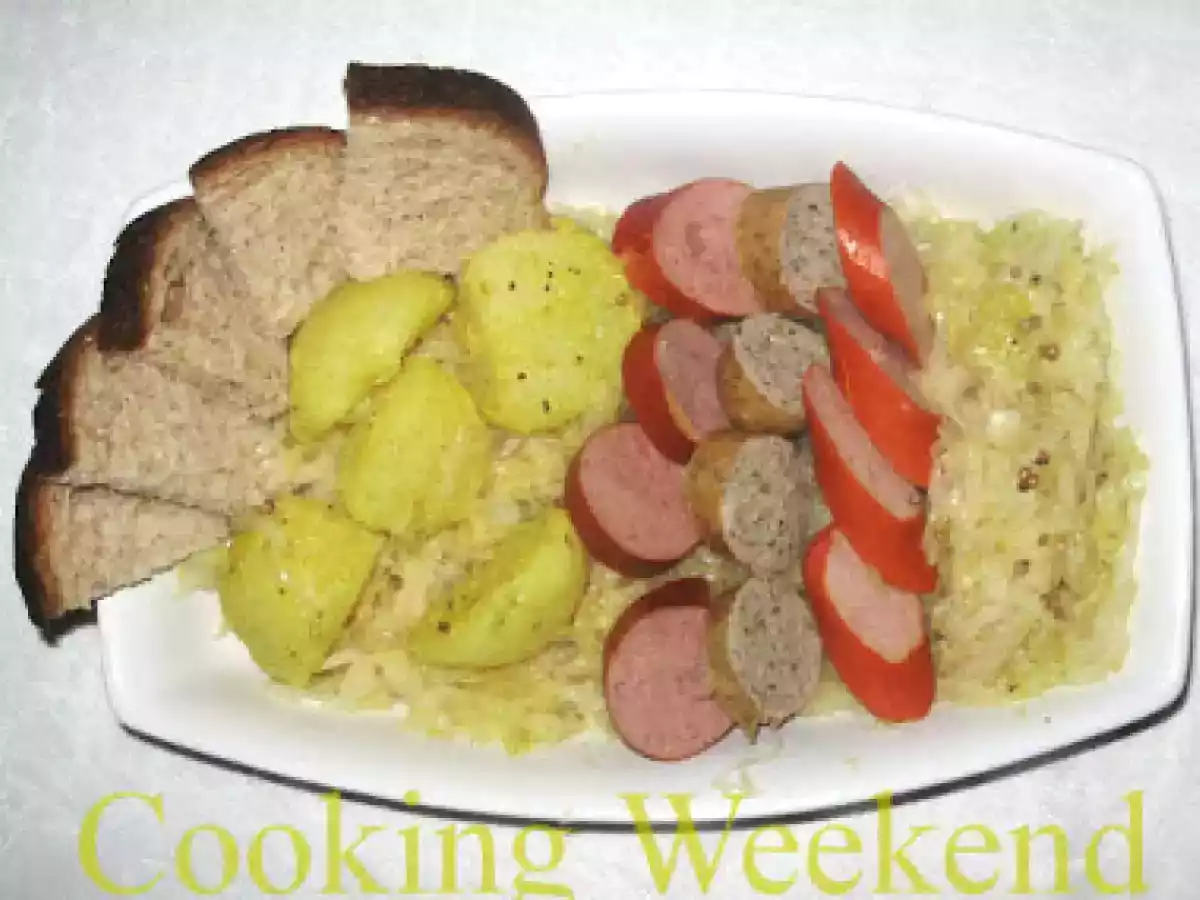 Receitas - Chucrute com Batatas