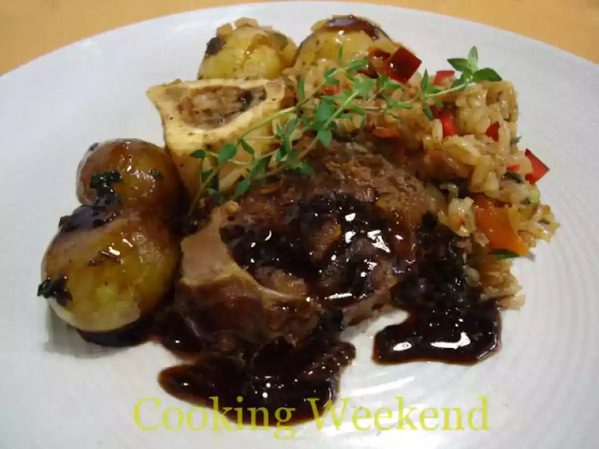 Receitas - Ossobuco com Arroz