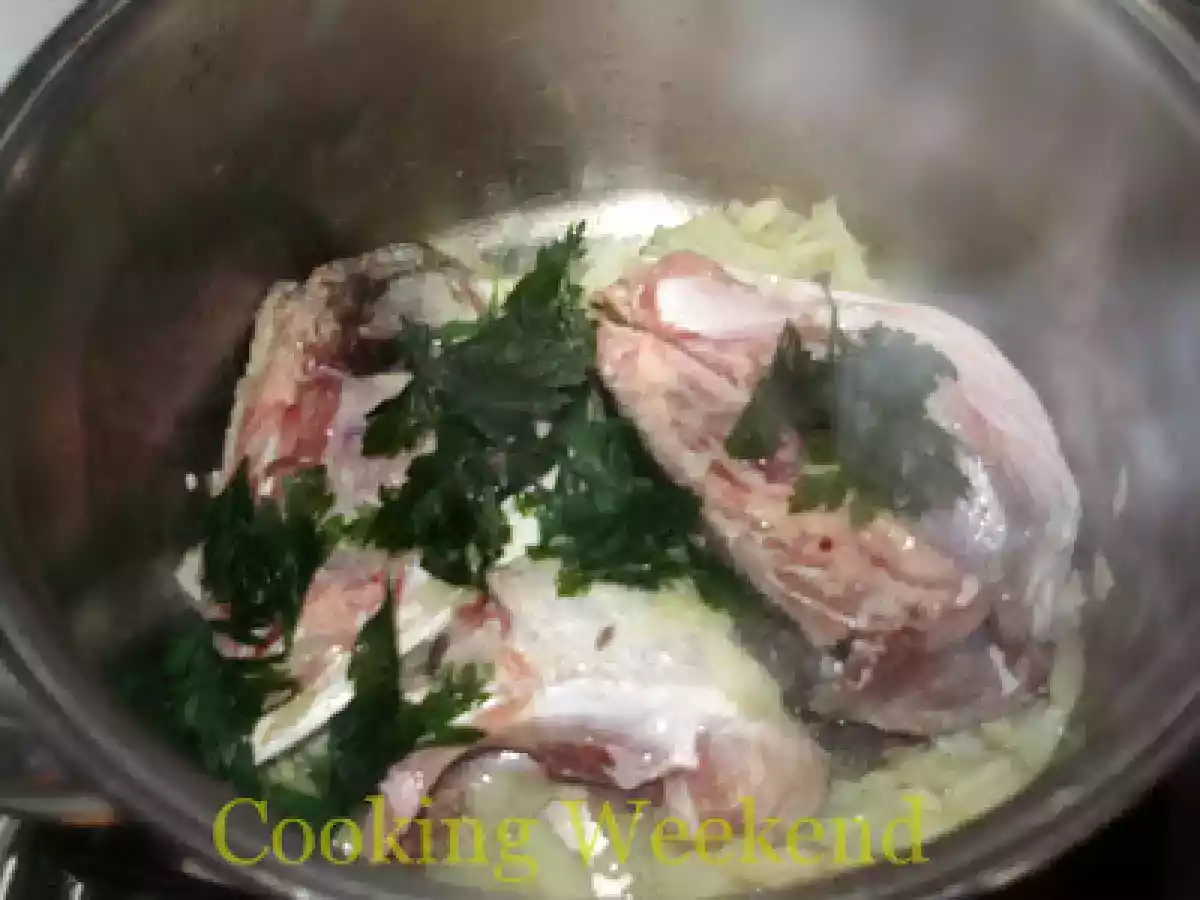 Receitas - Pirão de Peixe com Camarões e Alho Poró - foto 2
