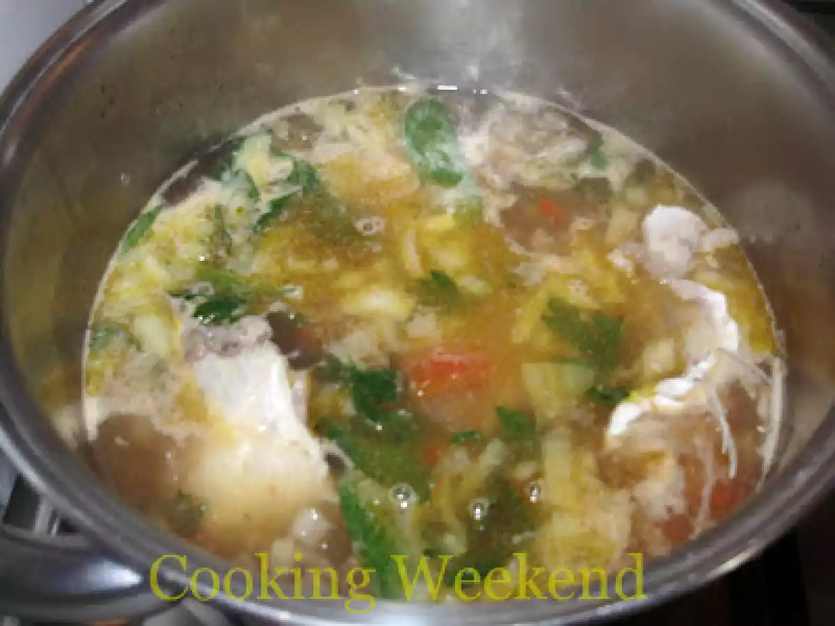 Receitas - Pirão de Peixe com Camarões e Alho Poró - foto 3