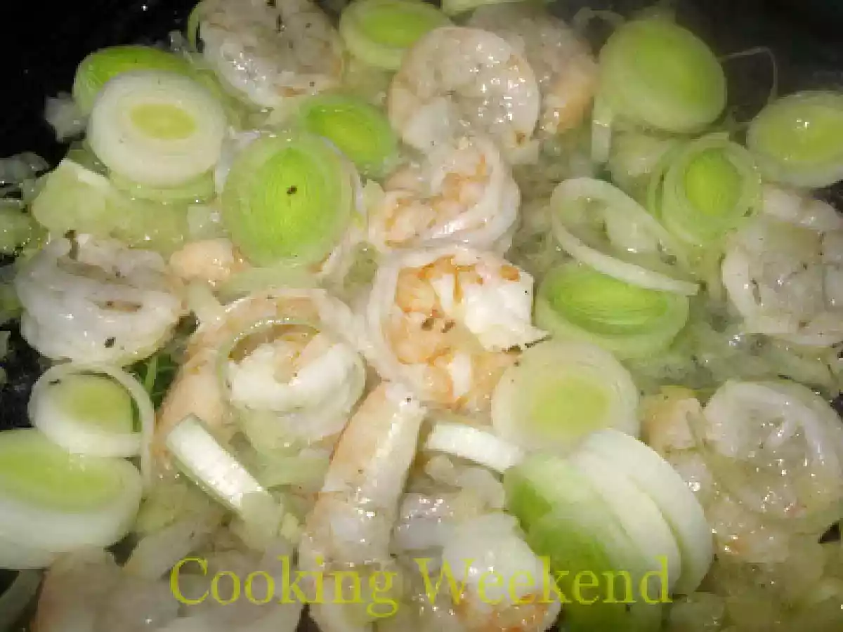 Receitas - Pirão de Peixe com Camarões e Alho Poró - foto 4