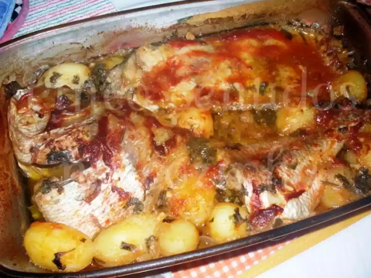 Red fish no forno com molho de tomate - foto 2