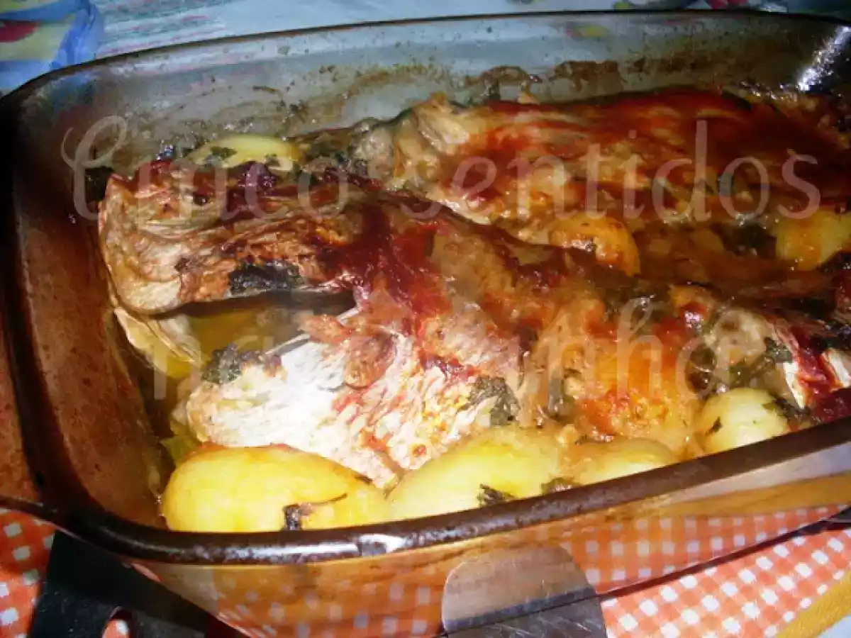 Red fish no forno com molho de tomate - foto 3