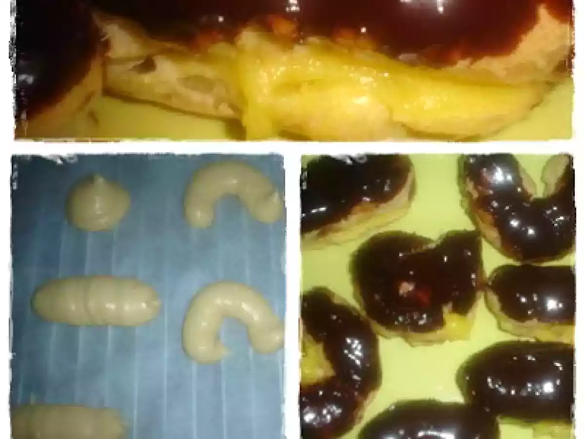 Rins, Eclairs, Profiteroles... com Creme de Pasteleiro