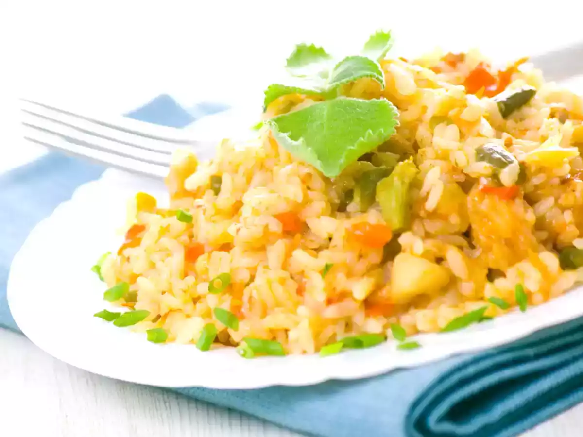 Risoto de Abóbora e Bacalhau