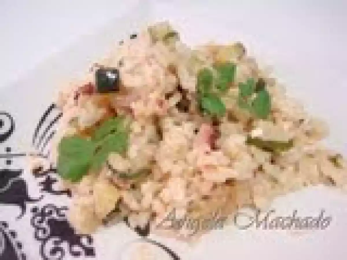 Risoto de Abobrinha, bacon e ricota - foto 2