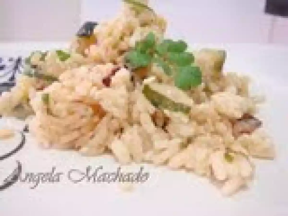 Risoto de Abobrinha, bacon e ricota - foto 3