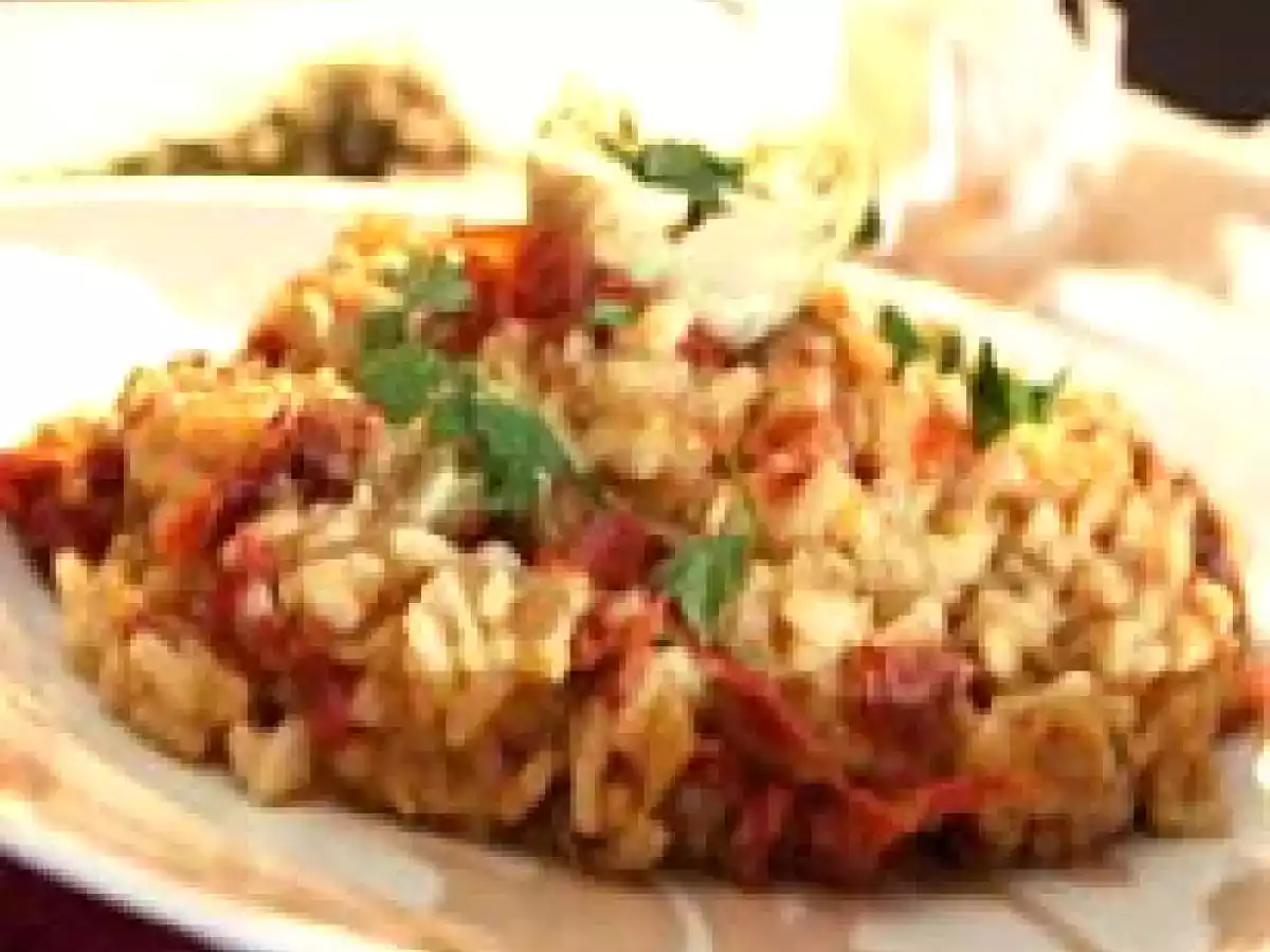 Risoto de Alcachofra com Tomate Seco