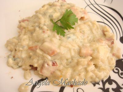 Risoto de bacon com gorgonzola…tem como facar ruim??? Impossível…Faz