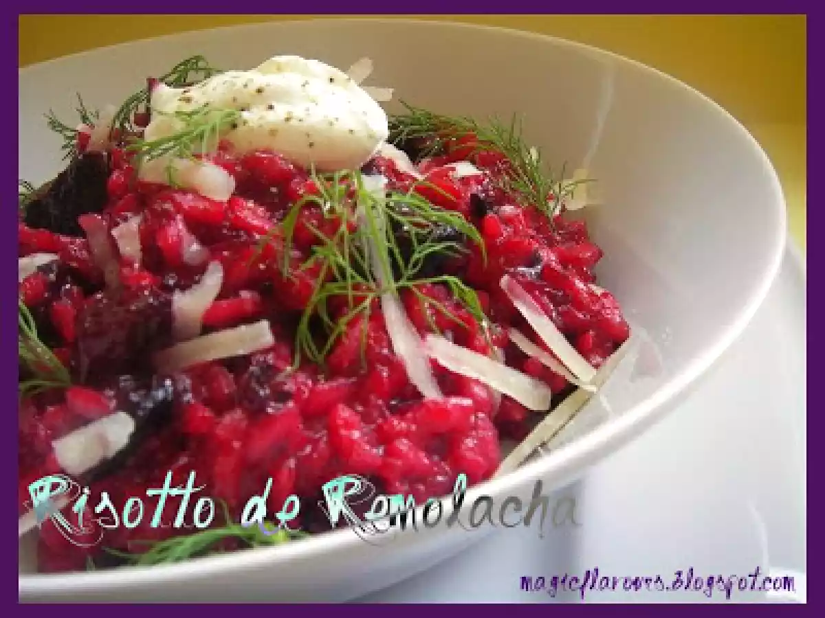 Risoto de beterraba - foto 2